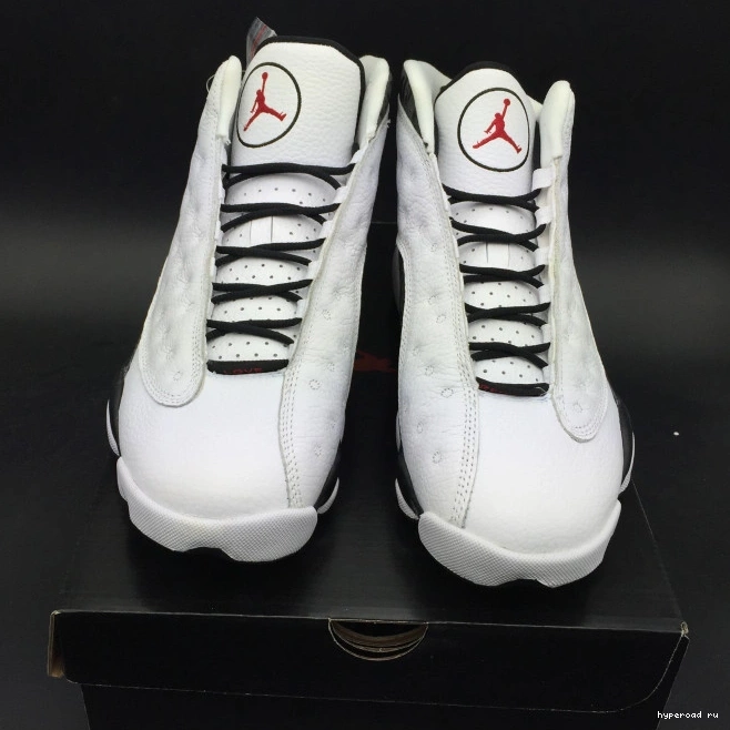 13 AIR "LOVE mens RESPECT" RETRO AND SNGL  JORDAN DAY white black 888164-112 0910